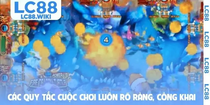 Các quy tắc cuộc chơi luôn rõ ràng, công khai