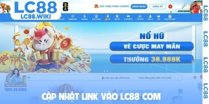 Cập nhật link vào LC88 com